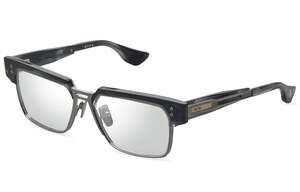 Dita Hakatron DTX410 Antique Silver and Midnight Black Swirl Optical Glasses